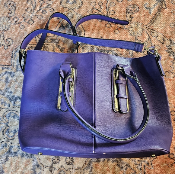 Charming Charlie Handbags - Charming Charlie Large Purple Bag